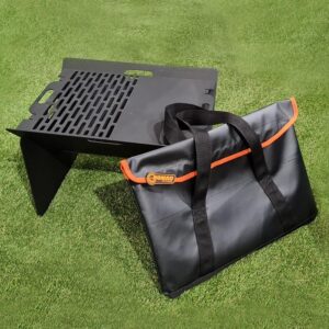 Nomad Base Fire Pit, Grill And Bag Set