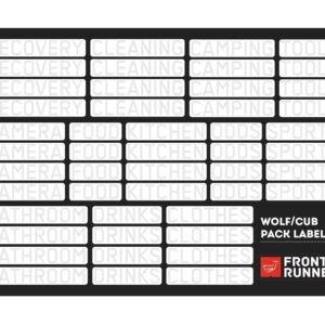 Wolf/Cub Pack Campsite Organizing Labels - By Front Runner